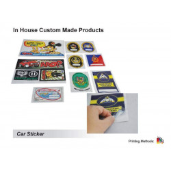 Car Sticker In House Custom Made Products